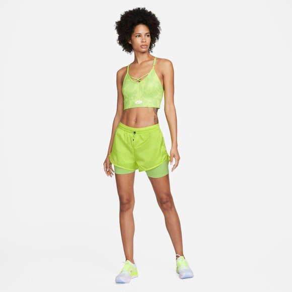 NWT Nike Women's Icon Clash Tempo Luxe Mid-Rise Running Shorts - Picture 3 of 8